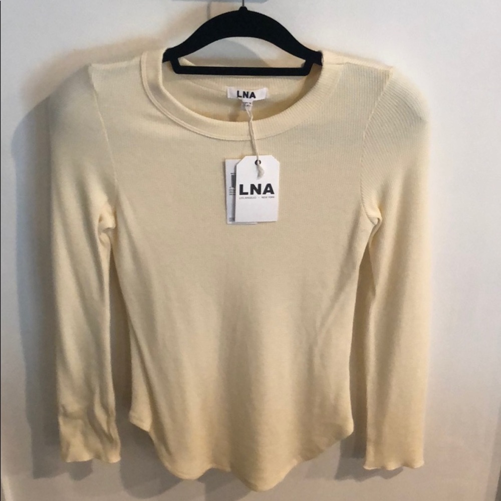 Brand new, LNA waffle tee.